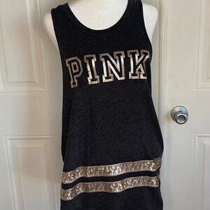 PINK Victoria's Secret VS BLING Muscle Shirt NWT
